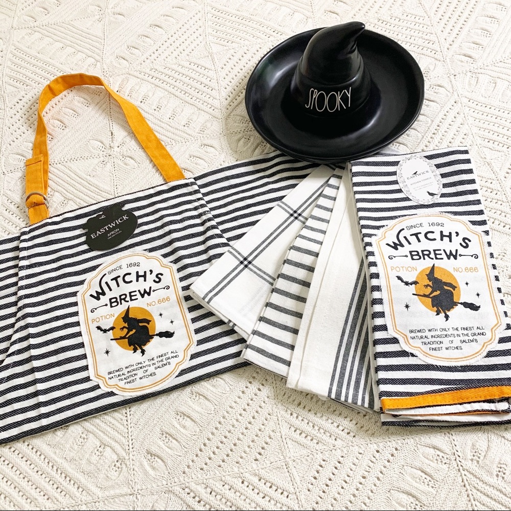 NWT🧙Set of 4 Witch’s Brew Kitchen Towels - Picture 8 of 8